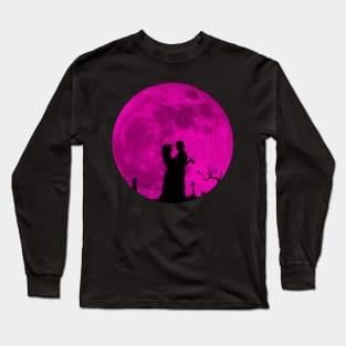 Carla Gugino, Kathryn Newton, Cole Sprouse, Lisa Frankenstein movie Long Sleeve T-Shirt